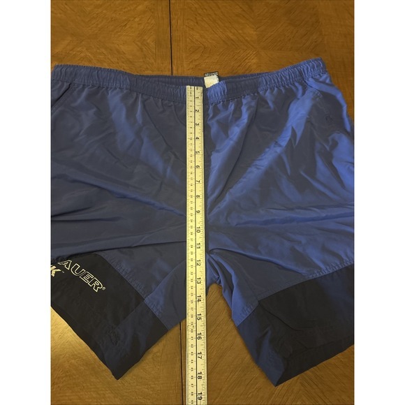 VTG Eddie Bauer EBTEK Men's L Blue Orange Shorts Swimming Trunks CA00665 WPL9647 - Picture 4 of 13